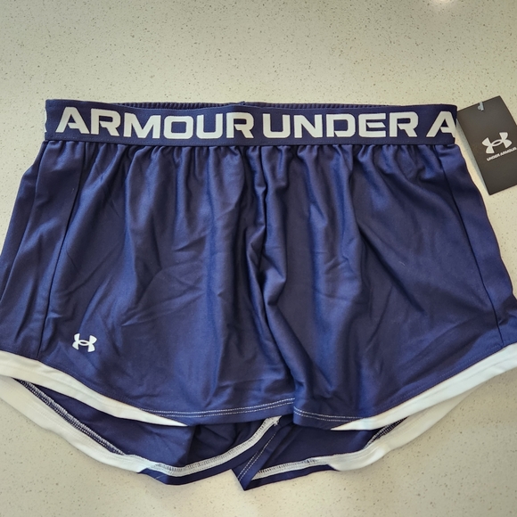 🍉 NWT Under Armour Blue Shorts Large - Picture 3 of 5